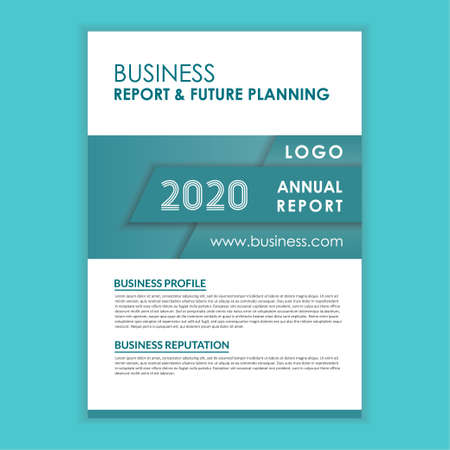 Annual Business Report Coverのイラスト素材