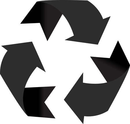 Recycling vector sing or symble iconのイラスト素材