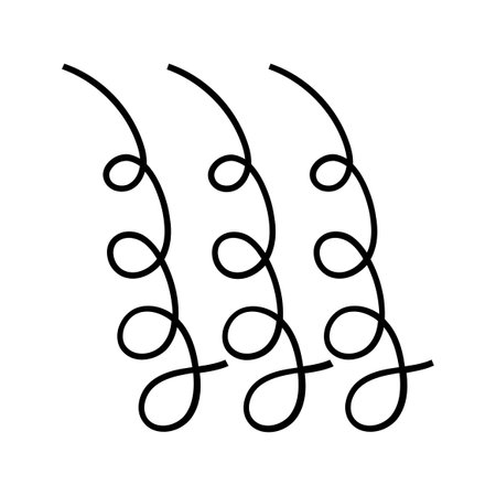lines and dots pattern icon over white background, line style, vector illustrationのイラスト素材