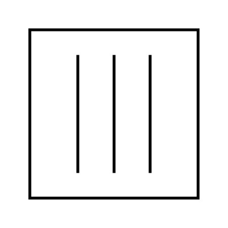 Line icon isolated on white background. Vector illustration. Eps 10.のイラスト素材