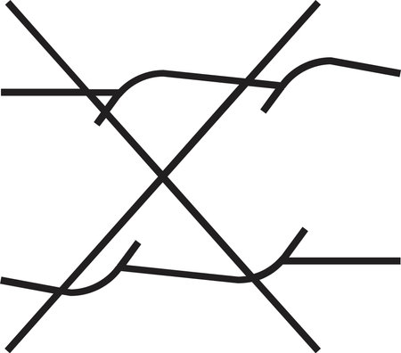 Black line Road traffic sign. Signpost icon isolated on white background. Pointer symbol. Street information sign. Direction sign. Vector Illustrationのイラスト素材