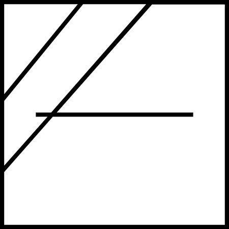 Abstract geometric background. Vector illustration. Black and white minimalism.のイラスト素材