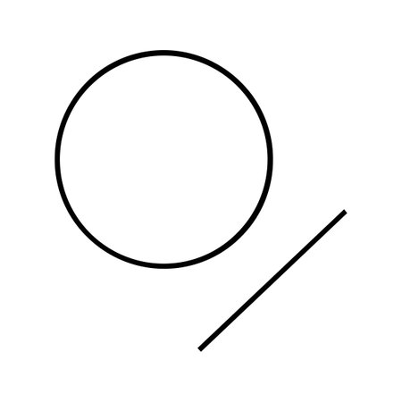 Vector circle icon. Flat illustration of circle vector icon for web designのイラスト素材