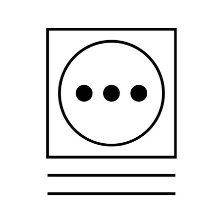 Power socket icon. Simple illustration of power socket vector icon for webのイラスト素材