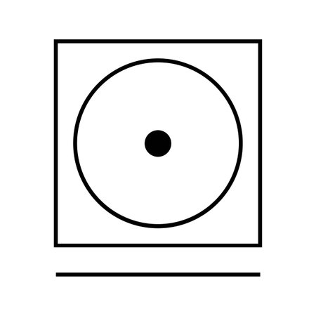 Music player icon. Simple illustration of music player vector icon for webのイラスト素材