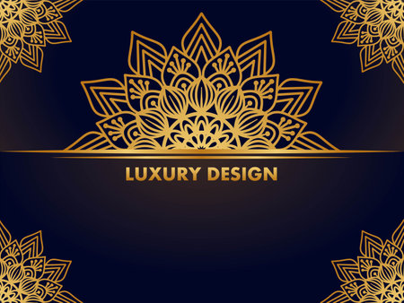 Ethnic Style Decorative for Paper Cutting Mandala Vector Background Design.のイラスト素材