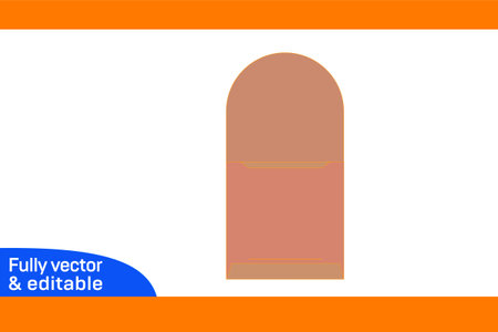 Packaging Custom card envelope die line template and 3D vector envelope design vector fileのイラスト素材