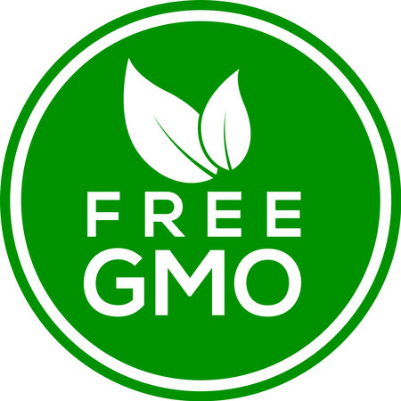 Free GMO vector logo or icon, green background free GMO logo vectorのイラスト素材
