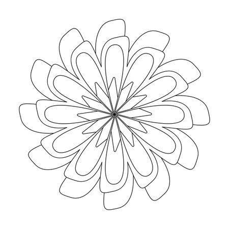 Whirling Tranquility mandala coloring book page for kdp book interior. Peaceful Petals, Ability to Relax, Brain Experiences, Harmonious Haven, Peaceful Portraits, Blossoming Beauty mandala design.のイラスト素材