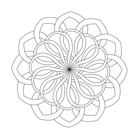 Celtic mandala energetic embellishments coloring book page for kdp book interior. Peaceful Petals, Ability to Relax, Brain Experiences, Harmonious Haven, Peaceful Portraits, Blossoming Beauty mandala design.のイラスト素材