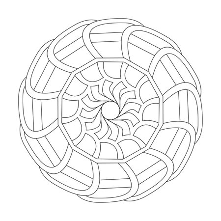 Celtic Peaceful Mandala Portraits coloring book page for kdp book interior. Peaceful Petals, Ability to Relax, Brain Experiences, Harmonious Haven, Peaceful Portraits, Blossoming Beauty mandala designのイラスト素材
