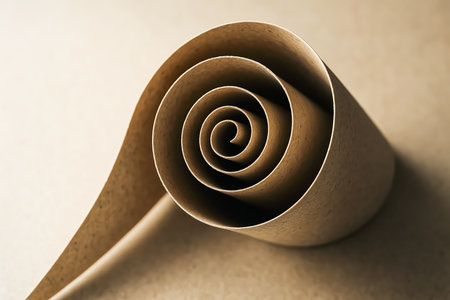 Autumn leaves on a light background. Flat lay, top view.の素材