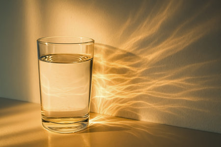 Modern metal faucet and stack of pebbles on concrete backgroundの素材