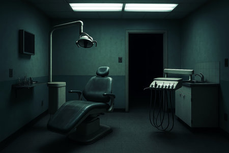 Interior of a modern hairdressing salon. 3D renderingの素材