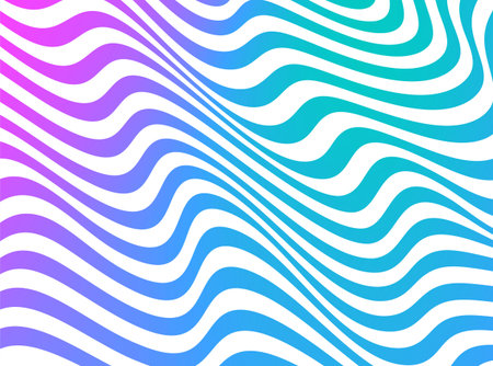 Abstract wave colorful background in vector.
