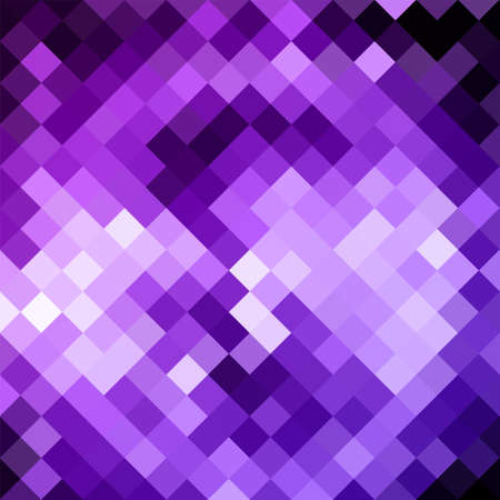 Light music in purple mosaic. Vector purple abstract background with geometrick shapes. Energy party in night club.のイラスト素材