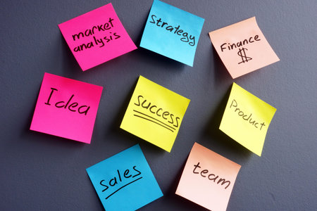 Business planning and successful strategy of company.