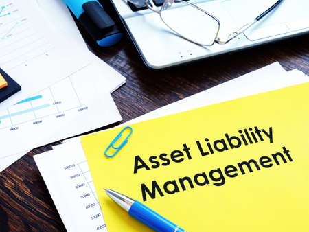 Asset liability management ALM report and papers.の写真素材