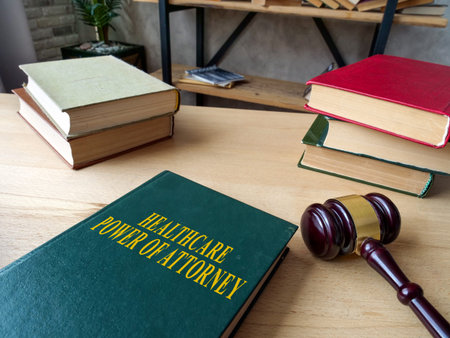 Healthcare Power of Attorney HCPOA guide and gavel.