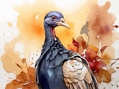 Pigeon in watercolor style. Vector illustration for your designのイラスト素材