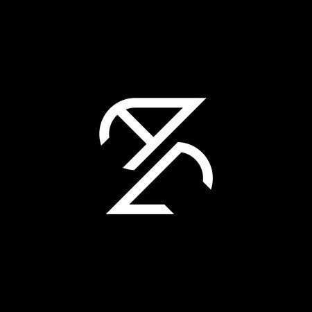 AC letter logo creative design with vector graphic, AC simple and modern logo.のイラスト素材