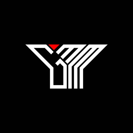 GMM letter logo creative design with vector graphic, GMM simple and modern logo.のイラスト素材