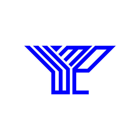WMP letter logo creative design with vector graphic, WMP simple and modern logo.のイラスト素材