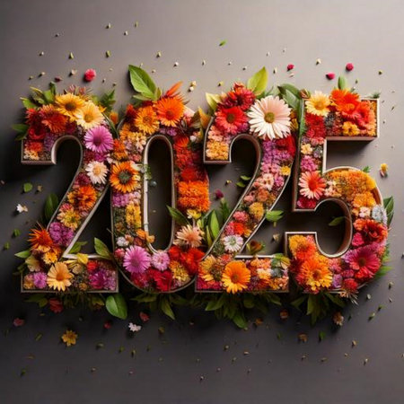 2025 happy new year celebrationの素材