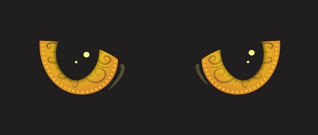 Eyes of wild cat.の写真素材