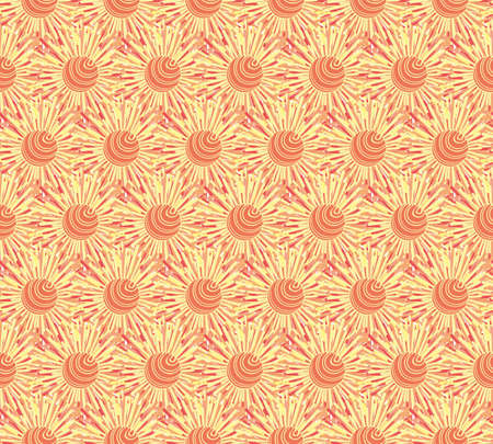 Seamless background with flowers.のイラスト素材