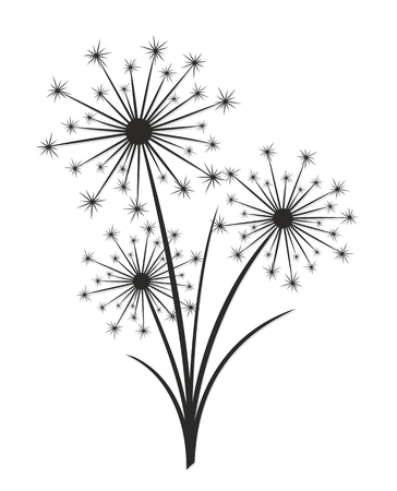 Bouquet of wild flowers.のイラスト素材