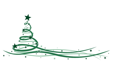 New Year tree.のイラスト素材