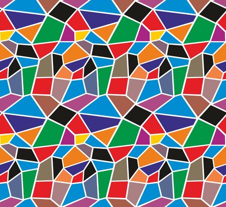 Seamless background with mosaic.のイラスト素材