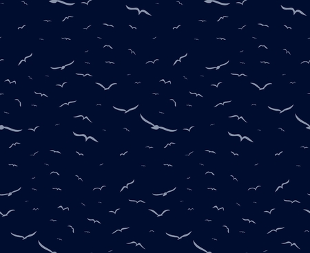 Seamless background with birds.の写真素材