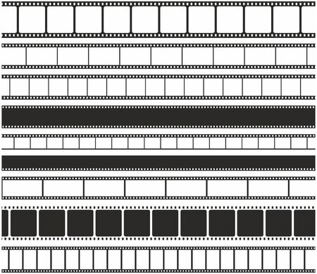 Films of different types.のイラスト素材