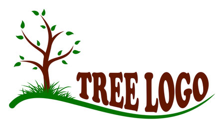 Logo of the tree.のイラスト素材
