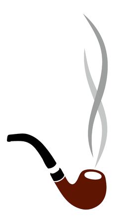 Logo tobacco pipe.のイラスト素材