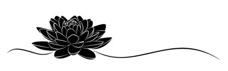Lotus sketch.のイラスト素材
