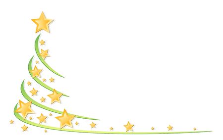 New Year tree. vector illustrationのイラスト素材