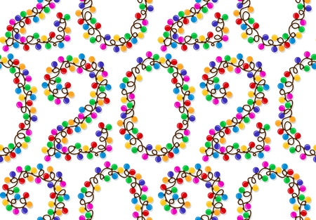 Color Background with New Year symbol.のイラスト素材