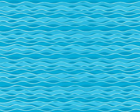 Seamless abstract background with blue sea.のイラスト素材