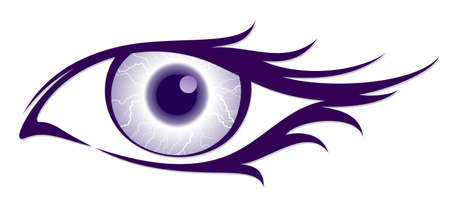 The symbol of the female eye.のイラスト素材