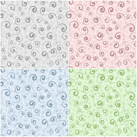 Set seamless abstract backgrounds with pattern.のイラスト素材