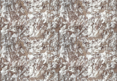 The seamless background with snow and wood texture.の写真素材