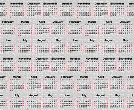 The seamless background with 2025 year calendar.のイラスト素材