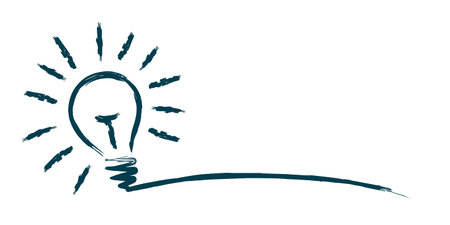 The symbol of a stylized lamp.のイラスト素材