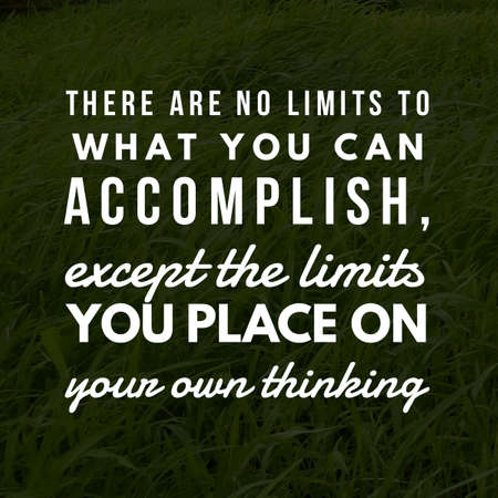 Motivational Quotes. inspirational quotes and sayings about life, positive, empowering, success, happiness, hope, ability, courage, inspiration and motivationの写真素材