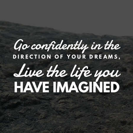 Motivational Quotes. inspirational quotes and sayings about life, positive, empowering, success, happiness, hope, ability, courage, inspiration and motivationの写真素材