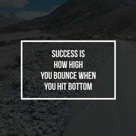 Quotes. inspirational quote, motivational quote and sayings about life, positive, empowering, success, happiness, hope, courage, inspiration and motivationの写真素材