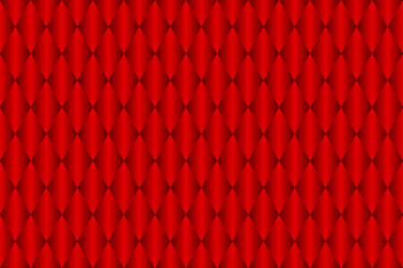 Red triangular seamless pattern. Bright geometric vector background. Easy to edit design template for your artworks.のイラスト素材
